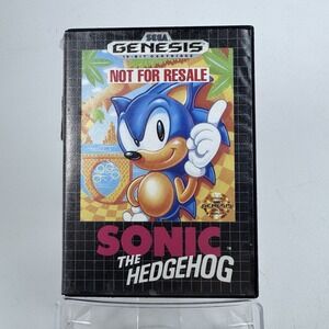 Sonic The Hedgehog - SEGA Genesis - Not For Resale CASE ONLY